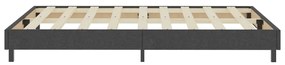 vidaXL Πλαίσιο Κρεβατιού Boxspring Γκρι 180 x 200 εκ. Υφασμάτινο