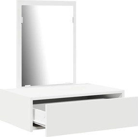 vidaXL Τραπέζι περιποίησης Λευκό 60 x 40 x 70 εκ. Επεξεργασμένο ξύλο
