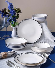 Dinner Set (24 Pieces) GBSATN24Y4R33063 Multicolor