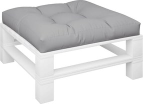 vidaXL Μαξιλάρι Παλέτας Γκρι 80 x 80 x 12 εκ. Υφασμάτινο