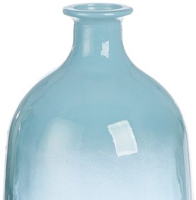 Βάζο Μπουκάλι Γυαλικά Μπλε D16X38Cm D16X38Cm