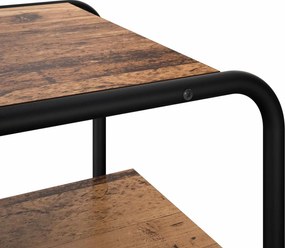 vidaXL Τραπέζι κονσόλας Παλαιωμένο ξύλο 60 x 41 x 75 εκ