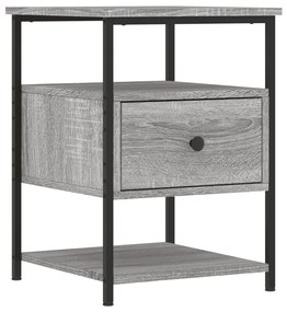 vidaXL Κομοδίνο Γκρι Sonoma 40 x 42 x 56 εκ. από Επεξεργασμένο Ξύλο