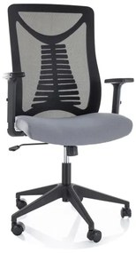 FOTEL OBROTOWY Q-330R CZARNY/SZARY