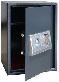 vidaXL Ψηφιακό χρηματοκιβώτιο Σκούρο Γκρι 35x31x50 εκ. Χάλυβας