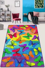Χαλί Colorato Farfalle Djt 286CHL5793 Multi Conceptum Hypnose 80X140cm