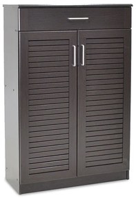 Intrahome Παπουτσοθήκη-ντουλάπι ELENA Intrahome 20 ζεύγων χρώμα wenge 80x37x123εκ | SKU: INTRAPA-234111113