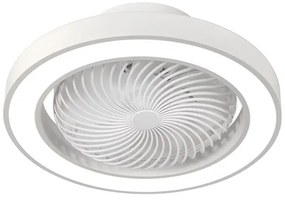 Eurolamp Ανεμιστήρας Οροφής Φ50cm DC15w Με Φως LED CCT 50w Και Τηλεχειριστήριο Λευκό 300-25073