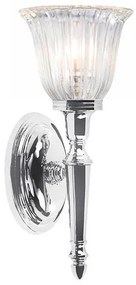 Απλίκα Φωτιστικό Μπάνιου 1xG9 IP44 33cm Dryden Elstead Lighting-BATH-DRYDEN1-PC-Χρώμιο BATH-DRYDEN1-PC