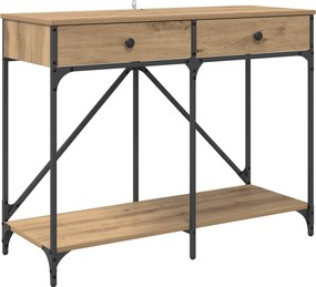 vidaXL Τραπέζι κονσόλας Artisan Oak 100 x 39 x 78,5 εκ