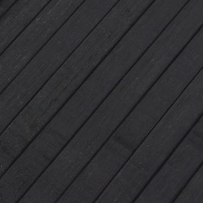 vidaXL Χαλί Ορθογώνιο Γκρι 80 x 300 εκ. Μπαμπού