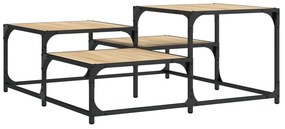 vidaXL Τραπεζάκι Σαλονιού Sonoma Δρυς 87,5x87,5x40 εκ. Επεξεργ. Ξύλο