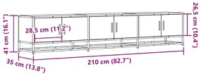 ΈΠΙΠΛΟ ΤΗΛΕΟΡΑΣΗΣ ΜΑΥΡΟ 210X35X41 ΕΚ. ΕΠΕΞΕΡΓΑΣΜΕΝΟ ΞΥΛΟ 3300790