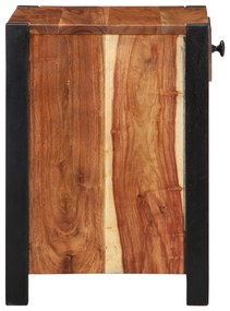 vidaXL Κομοδίνο 40x35x50 εκ. Μασίφ Ξύλο Ακακίας