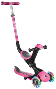Globber Scooter Go Up Deluxe Lights Deep Pink