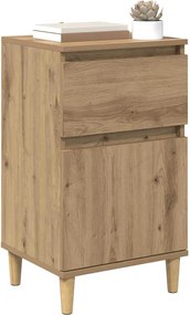 vidaXL Κομοδίνο Artisan Oak 40 x 35 x 70 εκ. Επεξεργασμένο ξύλο