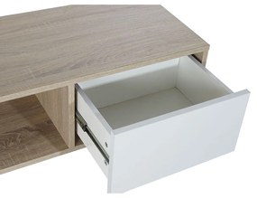 Τηλεόραση DKD Home Decor Λευκό Μέταλλο Ξύλο MDF (160 x 40 x 50 cm)