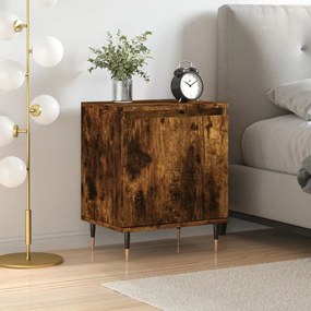vidaXL Κομοδίνο Καπνιστή Δρυς 40x30x50 εκ. από Επεξεργασμένο Ξύλο