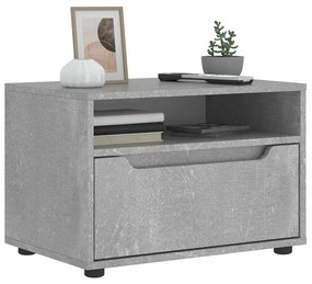 ντουλάπι τηλεόρασης VISNES Γκρι μπετόν 60x40x38 cm