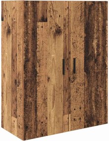vidaXL Highboard 2 pcs Παλιό Ξύλο 69,5 x 34 x 180 εκ.