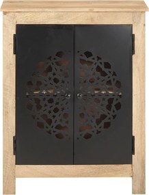 vidaXL Ντουλάπι 60 x 35 x 75 εκ. από Μασίφ Ξύλο Μάνγκο