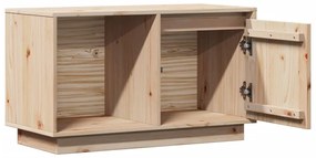 vidaXL Έπιπλο Τηλεόρασης 74 x 35 x 44 εκ. από Μασίφ Ξύλο Πεύκου