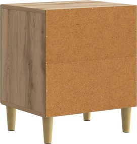 vidaXL Κομοδίνο 2 τεμ. Artisan Δρυς 43 x 34,5 x 50 εκ