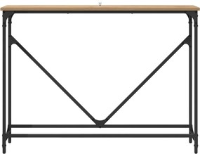 vidaXL Τραπέζι κονσόλας Artisan Oak 102 x 23 x 75 εκ