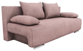 Καναπές Κρεβάτι Τριθέσιος ArteLibre GEORGIA Ανοιχτό Μοβ 194x93x72cm