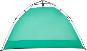 vidaXL Beach Tent 2-Person Azure Blue Quick Release Waterproof