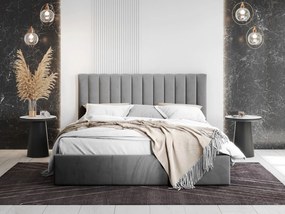 Επενδυμένο κρεβάτι Cosmos-Gkri-200 x 200