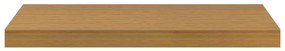 vidaXL Ράφι Τοίχου 2 pcs Μπεζ 60 x 23,5 x 4 εκ Επεξεργασμένο ξύλο