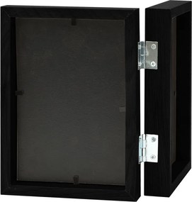 vidaXL Διπλή Κορνίζα Κολάζ Μαύρη 2 x (13 x 18 εκ.)