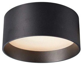 Φωτιστικό Οροφής-Πλαφονιέρα VK/02169/CE/B/C/185 Φ18,5x8cm 20W LED 4000K Black VKLed Aluminium