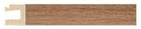 PS Panel 3D Πηχακι Τοίχου Μονό για 44 Residence Brown Oak