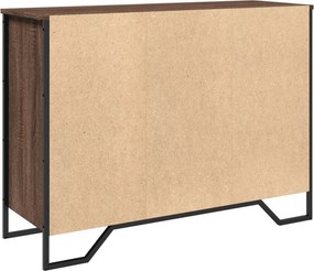 vidaXL Ντουλάπι Καφέ Δρυς 101x35,5x74,5 εκ. Επεξεργασμένο Ξύλο