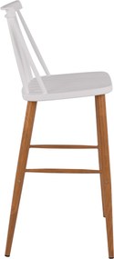 ΣΚΑΜΠΟ ΜΠΑΡ HM8459.01 VANESSA ΣΕ ΛΕΥΚΟ ΧΡΩΜΑ 43x49x107 εκ.