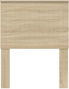 vidaXL Κεφαλάρι με κεφαλάρι Δρύς Sonoma 75 cm Επεξεργασμένο ξύλο
