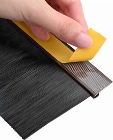 vidaXL Αυτοκόλλητες σφραγίδες πόρτας 12 pcs Καφέ 100 cm