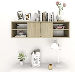 vidaXL Ράφι Τοίχου Sonoma Δρυς 102 x 30 x 29 εκ. Επεξ. Ξύλο