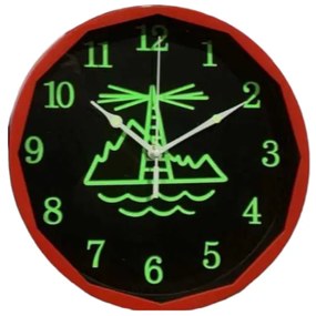 Ρολόι τοίχου - XH-6630 - 166306 - Red