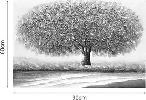 Πίνακας σε καμβά Forestree 3D Inart 90x3x60εκ