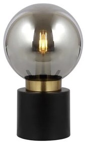 Επιτραπέζιο Φωτιστικό E14 Φιμέ Marka Globo Lighting-21003BB-Μαύρο-Χρυσό 21003BB
