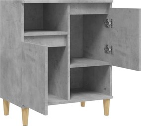 vidaXL Ντουλάπι Γκρι Σκυροδέματος 60x35x70 εκ. Επεξεργασμένο Ξύλο