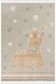 Χαλί Bubbles 80 Grey-Beige New Plan 125X185cm