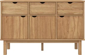 vidaXL Ντουλάπι OTTA 114 x 43 x 73,5 εκ. από Μασίφ Ξύλο Πεύκου