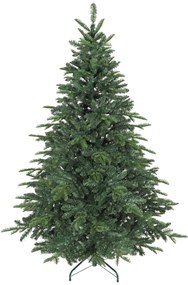 HOMCOM Τεχνητό Χριστουγεννιάτικο Δέντρο με Ρεαλιστικά Κλαδιά, Τεχνητό Έλατο με Πτυσσόμενη Βάση, Πυρίμαχο, Πλαστικό, Μέταλλο, Πράσινο