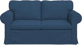 vidaXL Καναπές 120cm Μπλε Μέταλλο