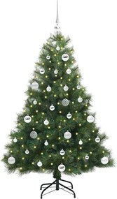 vidaXL Τεχνητό Χριστουγεννιάτικο Δέντρο Πράσινο 150 cm ΠΕ και PVC