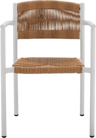 ΠΟΛΥΘΡΟΝΑ ΑΛΟΥΜΙΝΙΟΥ ΛΕΥΚΗ ΜΕ ΣΧΟΙΝΙ PE ΜΠΕΖ  HM5786.01 55,5x50x77,5 εκ.